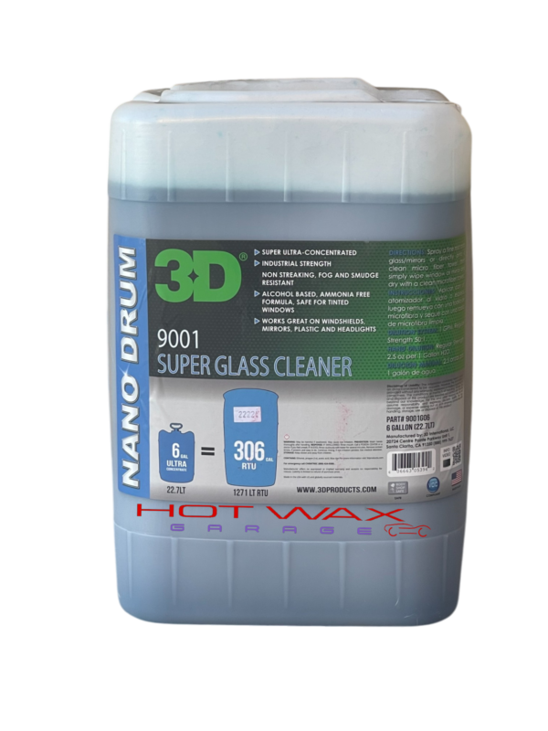 3D Super Glass Cleaner 6 gal