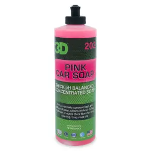 3D Pink Car Wash Soap 16 oz