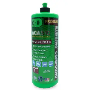3D ACA 510 Premium Rubbing Compound Body Shop Safe