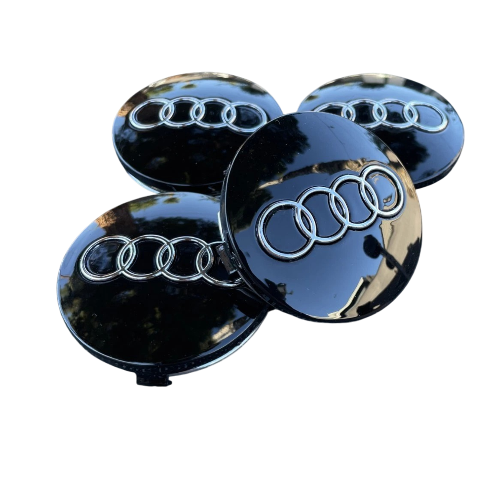 Audi S Line Wheel Center Caps Set of 4 – Black, 68mm / 2.68" | Part# 8D0601170 1 Audi S Line Wheel Center Caps Set of 4 – Black, 68mm / 2.68" | Part# 8D0601170