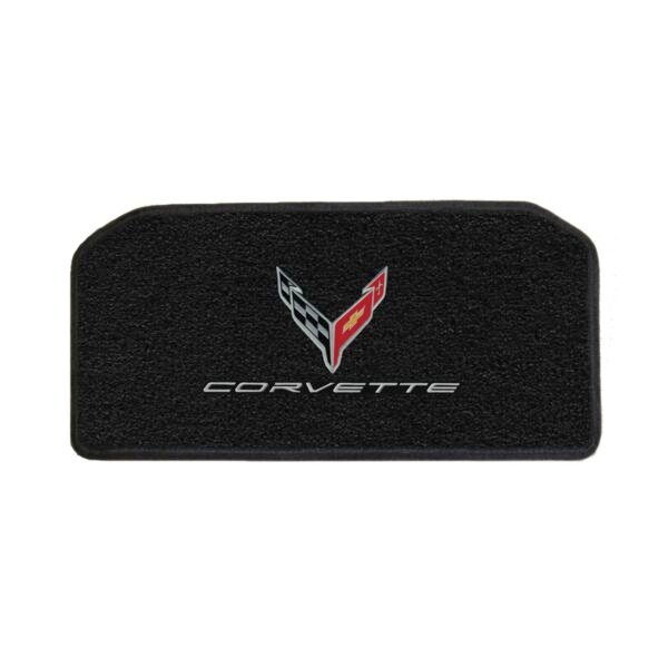 2020-2021 C8 Corvette Lloyd Floor Mats - C8 Flags Silver+Corvette Word Silver - Image 2