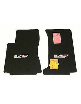 LLOYD Velourtex ™ FRONT FLOOR MATS with V logo; 2009-2014 Cadillac CTS-V SEDAN
