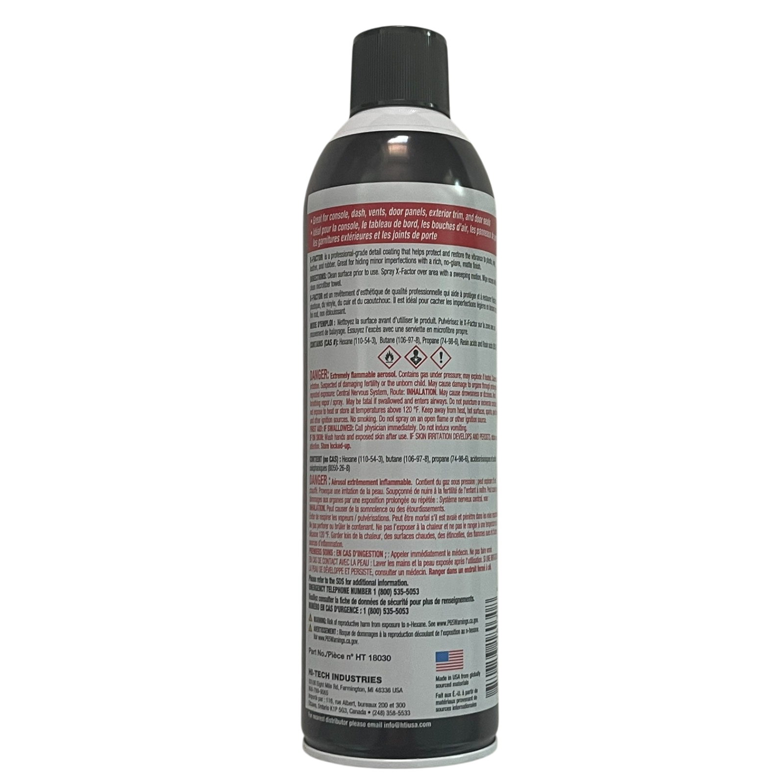 X-Factor Interior Exterior Quick Detail Matte Coating by Hi Tech 2 X-Factor Interior Exterior Quick Detail Matte Coating by Hi Tech - Image 2