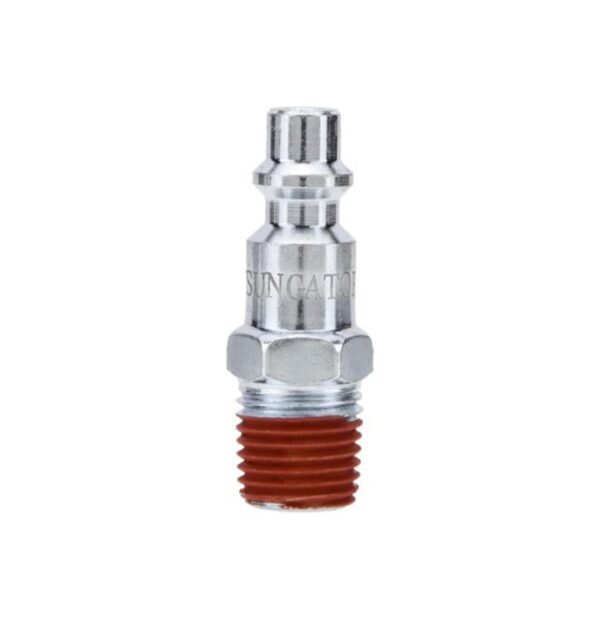 Industrial 1/4" Male NPT Air Compressor Hose Quick Connect Coupler Plug Steel