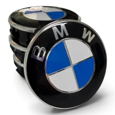 BMW 56mm wheel center caps OEM set of 4, part 36136850834