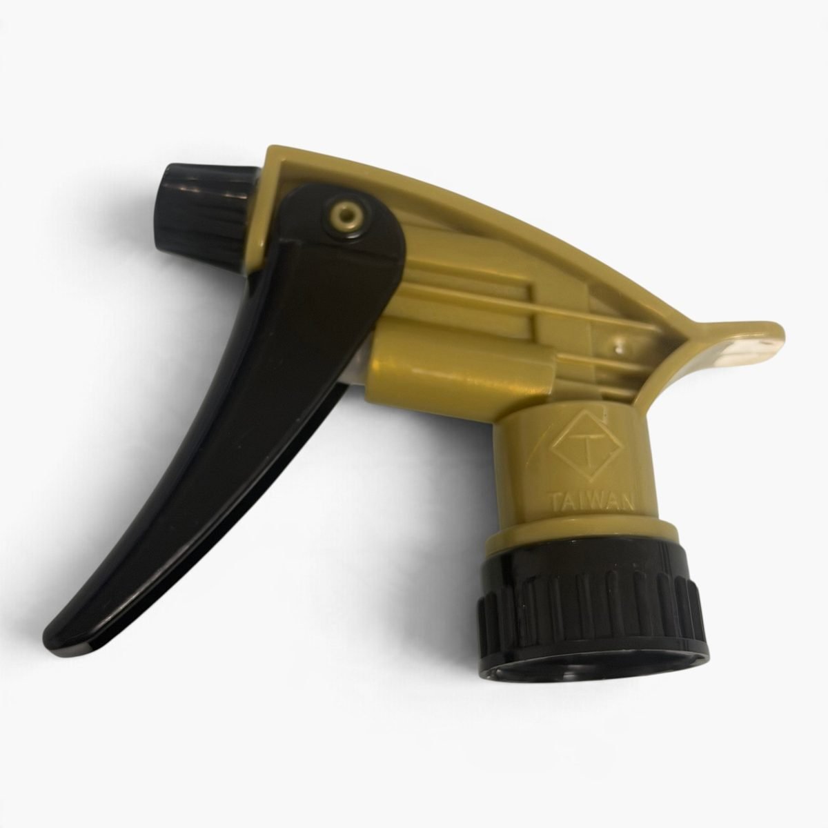 Tolco 320ARS Acid Resistant Heavy Duty Trigger Sprayer 2 TOLCO 320ARS acid-resistant trigger sprayer close-up, black and gold